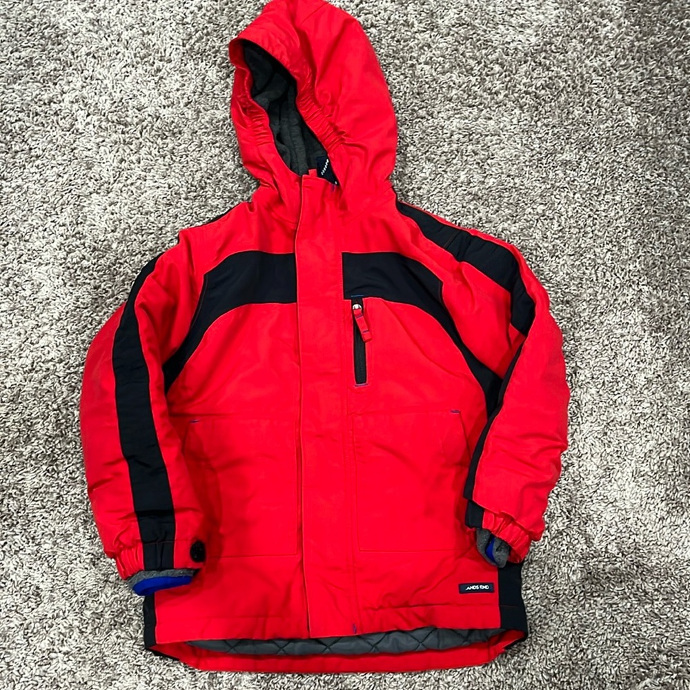 Boys Lands’ End waterproof Squall Jacket